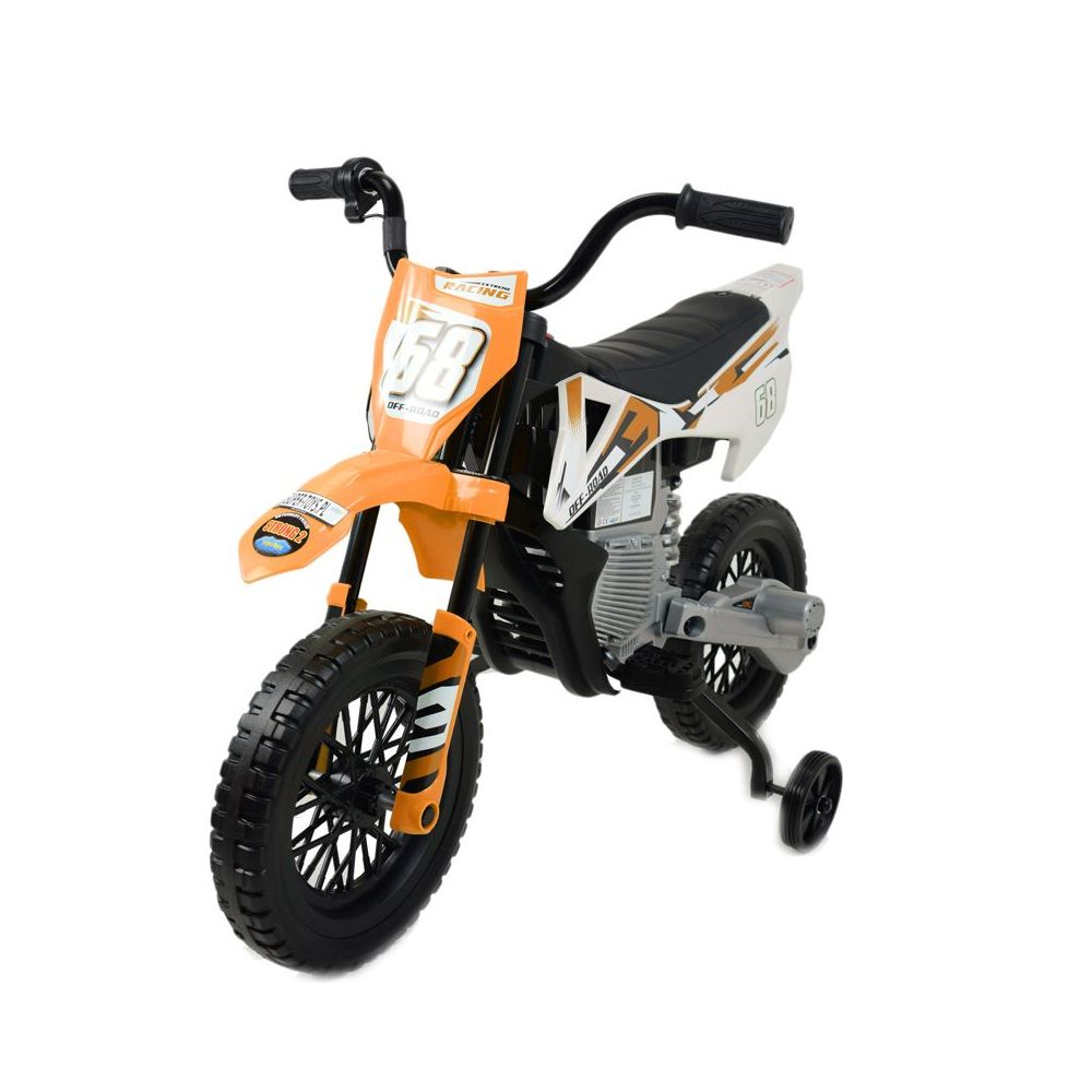 DIDELIS VISUREIGIS MOTOCIKLAS SU MINKŠTAIS RATAI, AKCELERATORIUS RANKENĖJE, MINKŠTA SĖDYNĖ / JT5006