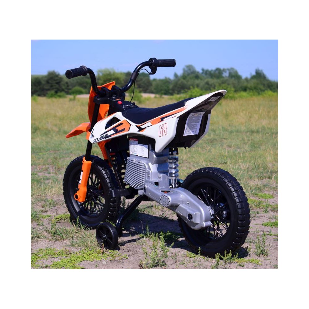 DIDELIS VISUREIGIS MOTOCIKLAS SU MINKŠTAIS RATAI, AKCELERATORIUS RANKENĖJE, MINKŠTA SĖDYNĖ / JT5006