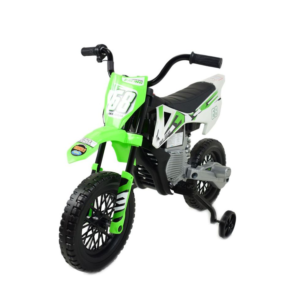 DIDELIS VISUREIGIS MOTOCIKLAS SU MINKŠTAIS RATAI, AKCELERATORIUS RANKENĖJE, MINKŠTA SĖDYNĖ / JT5006