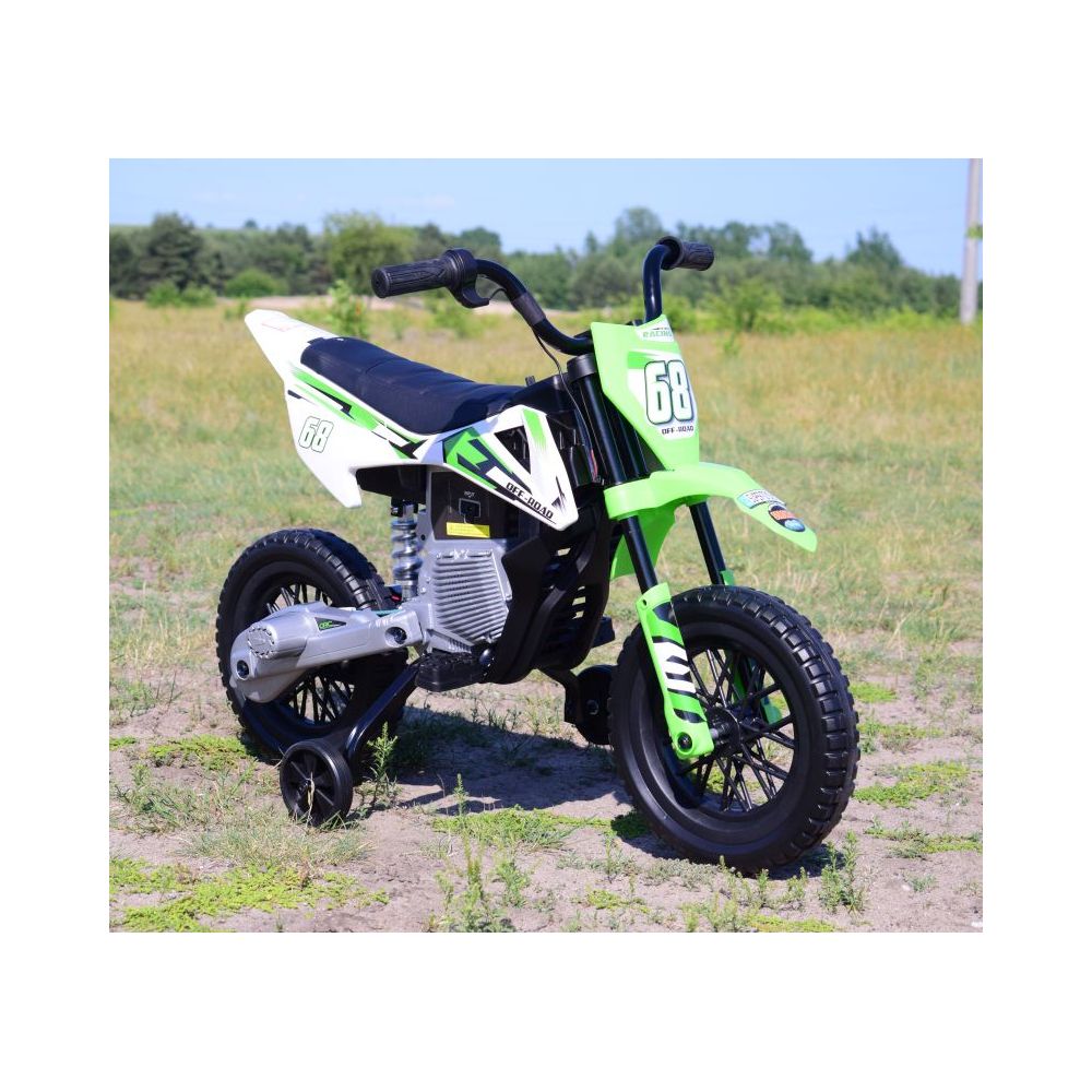 DIDELIS VISUREIGIS MOTOCIKLAS SU MINKŠTAIS RATAI, AKCELERATORIUS RANKENĖJE, MINKŠTA SĖDYNĖ / JT5006