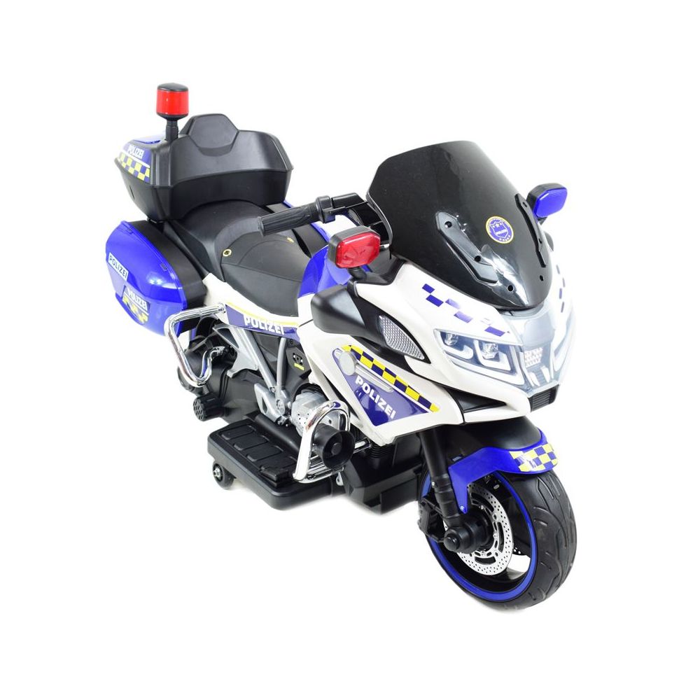 OLBRZYMI SUPER MOTOR ŚCIGACZ POLICYJNY,MIĘKKIE KOŁA, MIĘKKIE SIEDZENIE, GAZ W RĄCZCE, HAMULEC /MH888