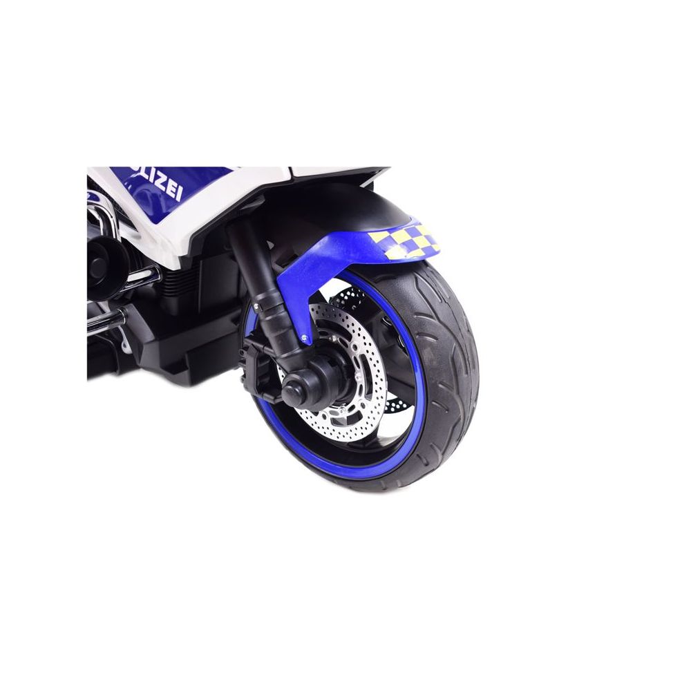 OLBRZYMI SUPER MOTOR ŚCIGACZ POLICYJNY,MIĘKKIE KOŁA, MIĘKKIE SIEDZENIE, GAZ W RĄCZCE, HAMULEC /MH888