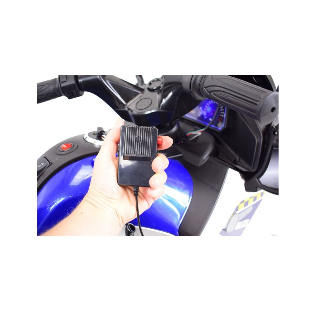 OLBRZYMI SUPER MOTOR ŚCIGACZ POLICYJNY,MIĘKKIE KOŁA, MIĘKKIE SIEDZENIE, GAZ W RĄCZCE, HAMULEC /MH888