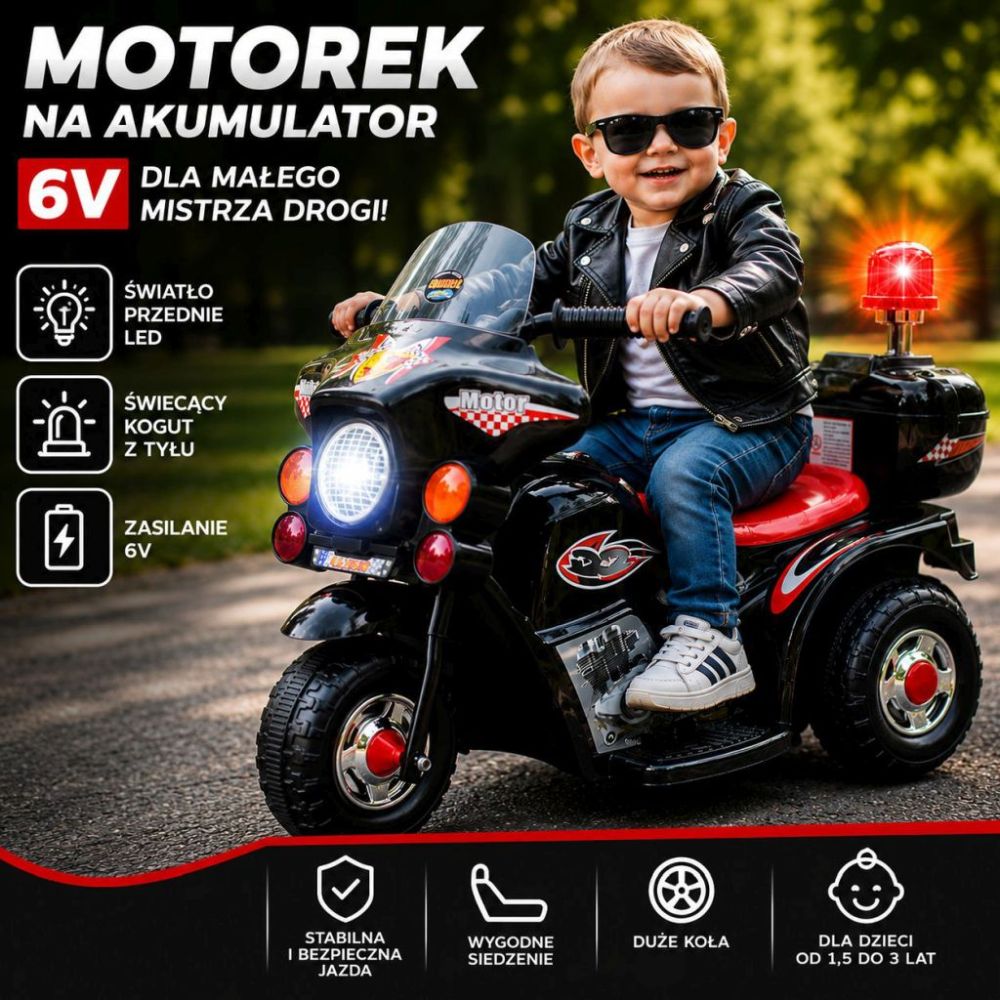 PIRMASIS AKUMULIATORINIS CHOPPER MOTOCIKLAS – „KOGUT“, GARSO EFEKTAI/LL999-1