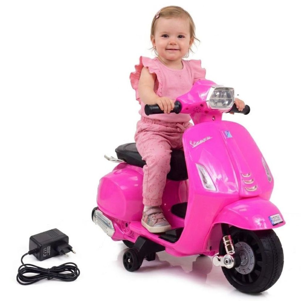 Pirmasis „Vespa“ akumuliatorinis motoroleris vaikams, licencija