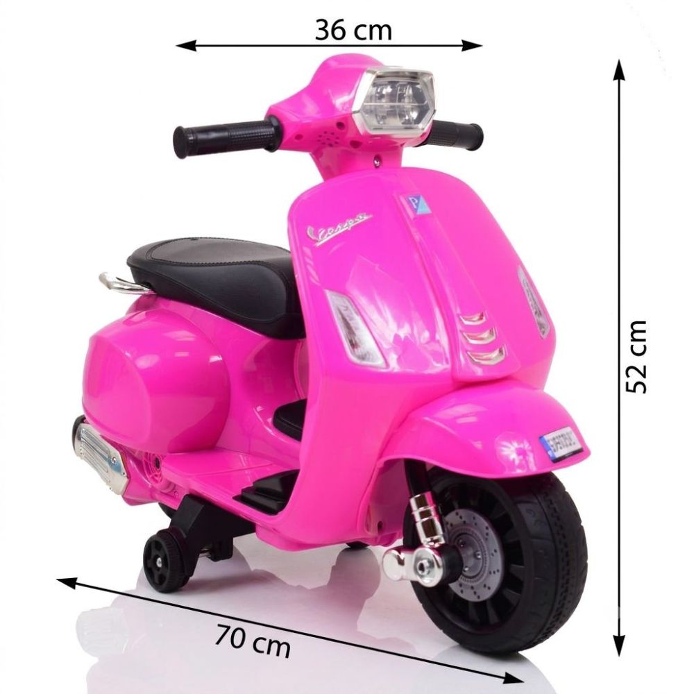 Pirmasis „Vespa“ akumuliatorinis motoroleris vaikams, licencija