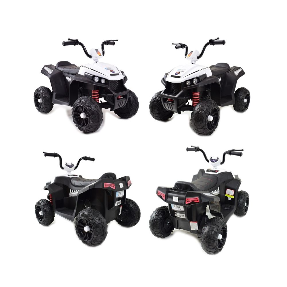 QUAD NA AKUMULATOR, DWA SILNIKI, DWA AKUMULATORY, MIĘKKIE KOŁA/S601