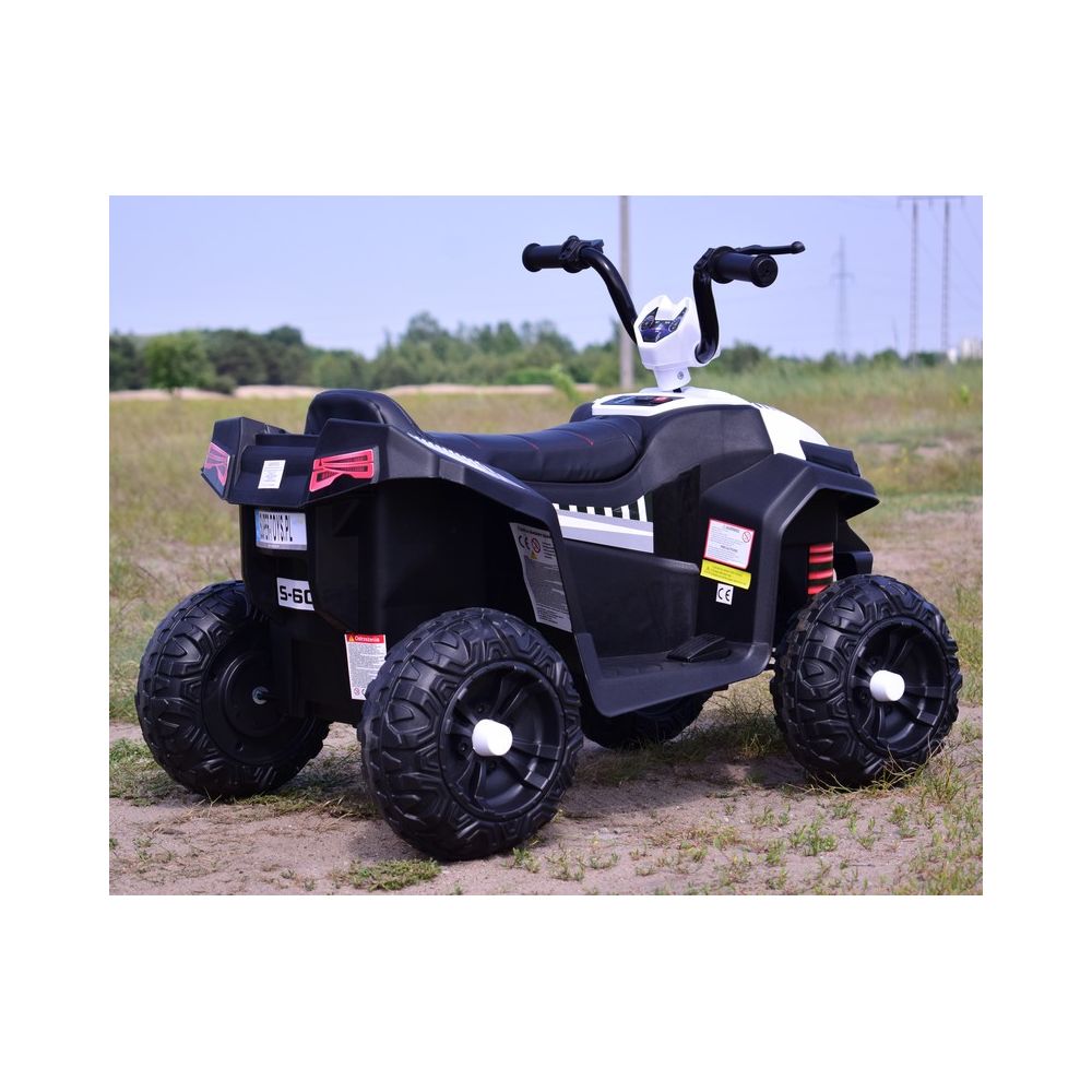 QUAD NA AKUMULATOR, DWA SILNIKI, DWA AKUMULATORY, MIĘKKIE KOŁA/S601