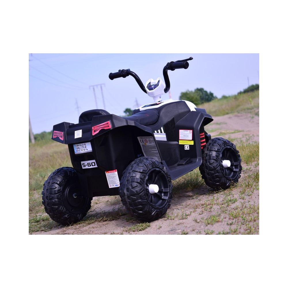 QUAD NA AKUMULATOR, DWA SILNIKI, DWA AKUMULATORY, MIĘKKIE KOŁA/S601