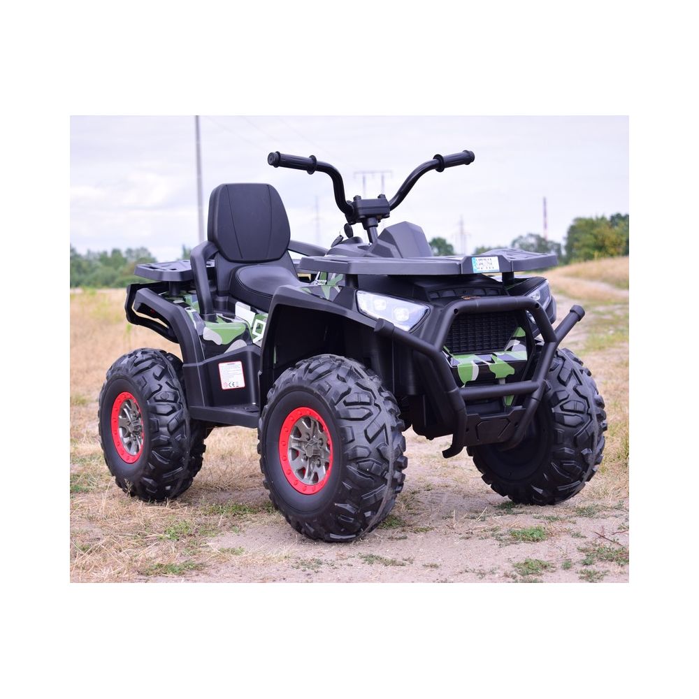 MEGA WIELKI QUAD, AMORTYZATORY, MIĘKKIE KOŁA, PILOT, WOLNY START, /XMX607
