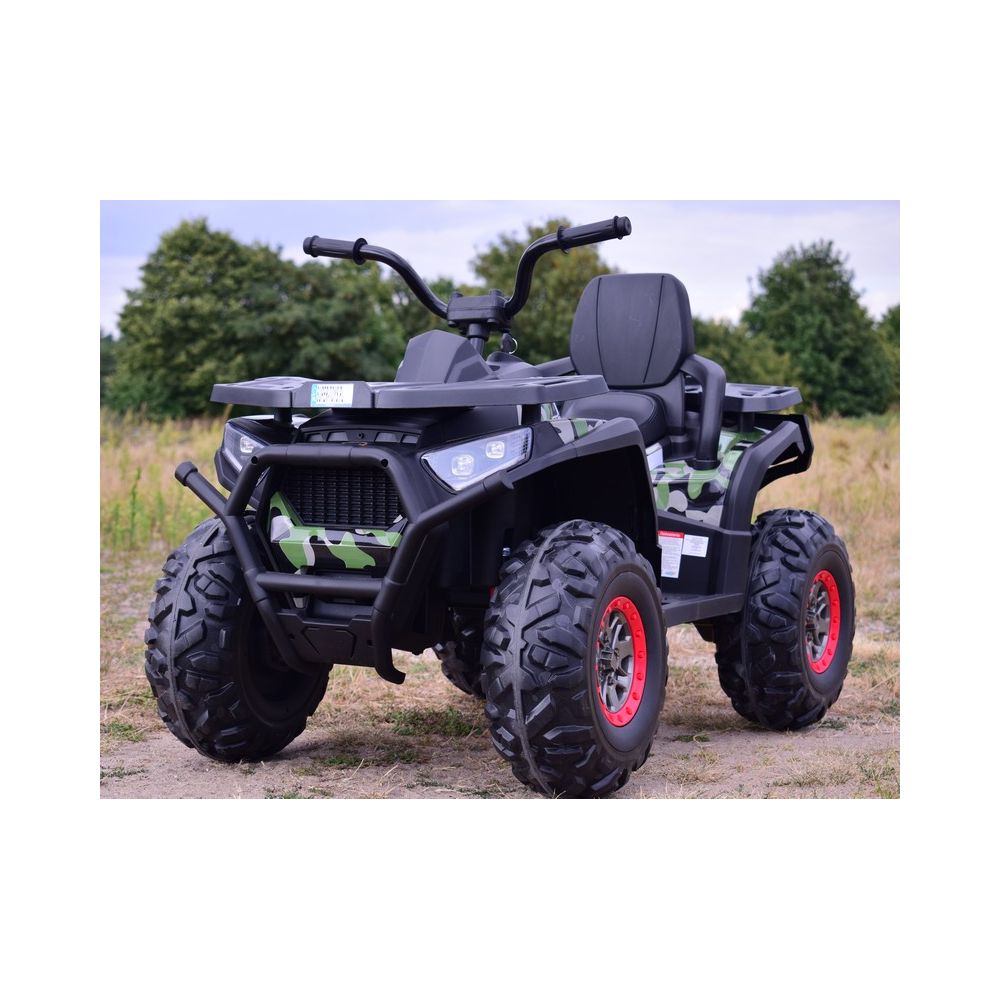 MEGA WIELKI QUAD, AMORTYZATORY, MIĘKKIE KOŁA, PILOT, WOLNY START, /XMX607