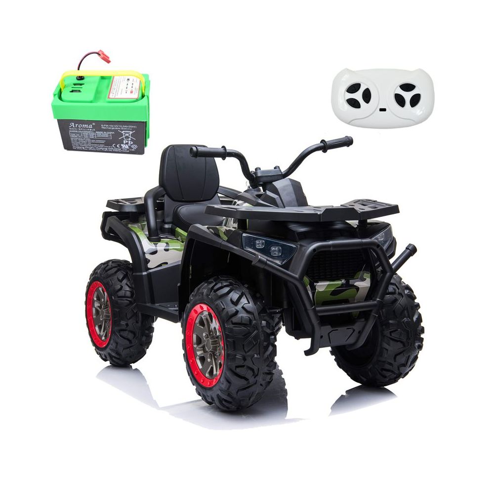 MEGA WIELKI QUAD, AMORTYZATORY, MIĘKKIE KOŁA, PILOT, WOLNY START, /XMX607