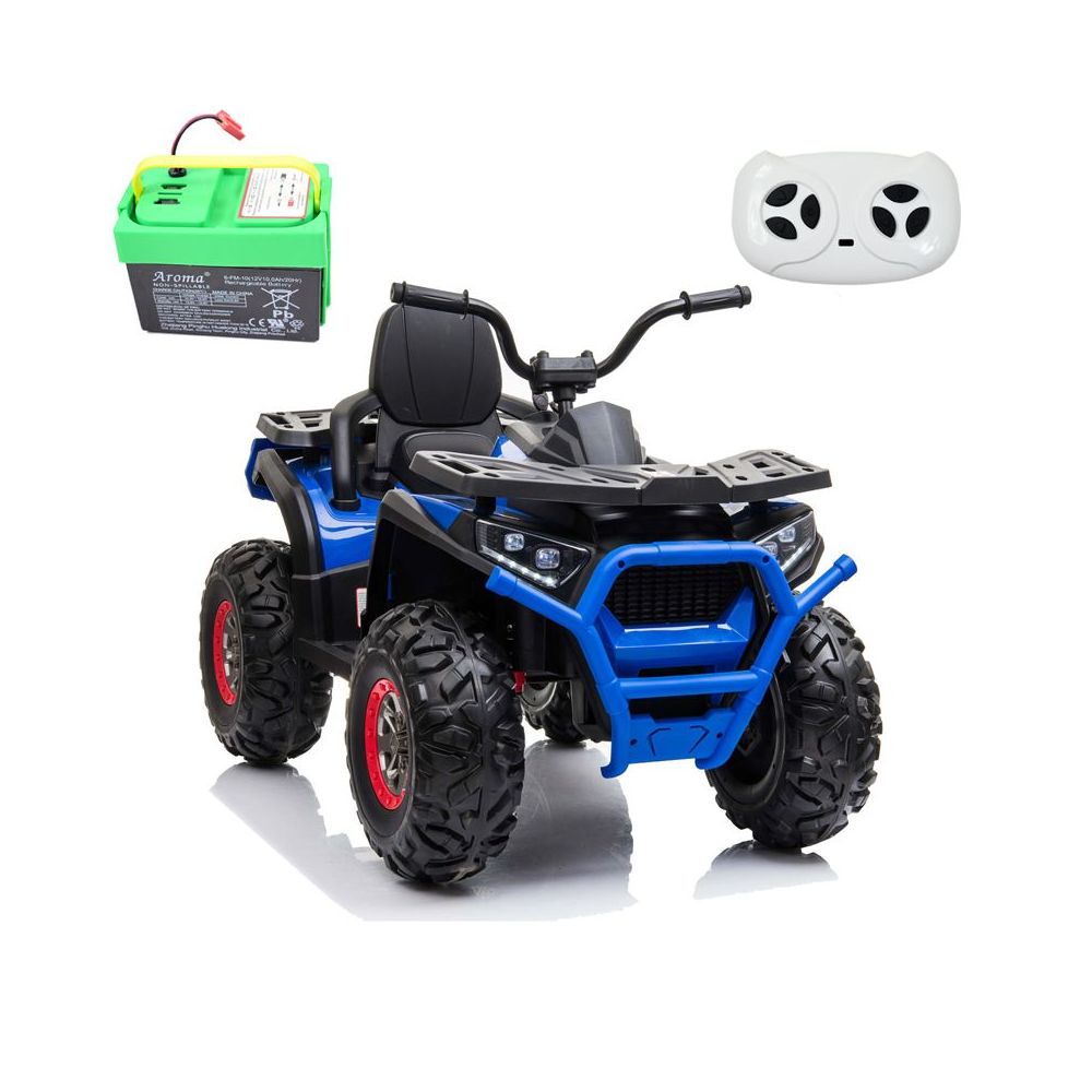 MEGA WIELKI QUAD, AMORTYZATORY, MIĘKKIE KOŁA, PILOT, WOLNY START, /XMX607