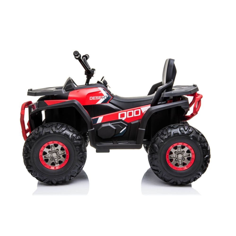 MEGA DIDELIS KVADRACIKLAS, AMORTIZATORIAI, MINKŠTI RATAI, NUOTOLINIO VALDYMO PULTAS, LĖTAS STARTAS, 4x4 /XMX607