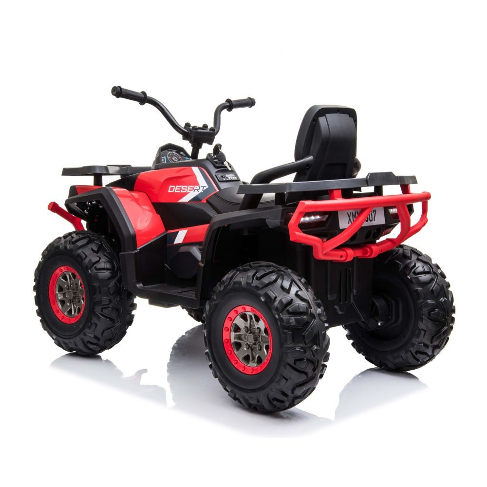 MEGA WIELKI QUAD, AMORTYZATORY, MIĘKKIE KOŁA, PILOT, WOLNY START, 4x4 /XMX607