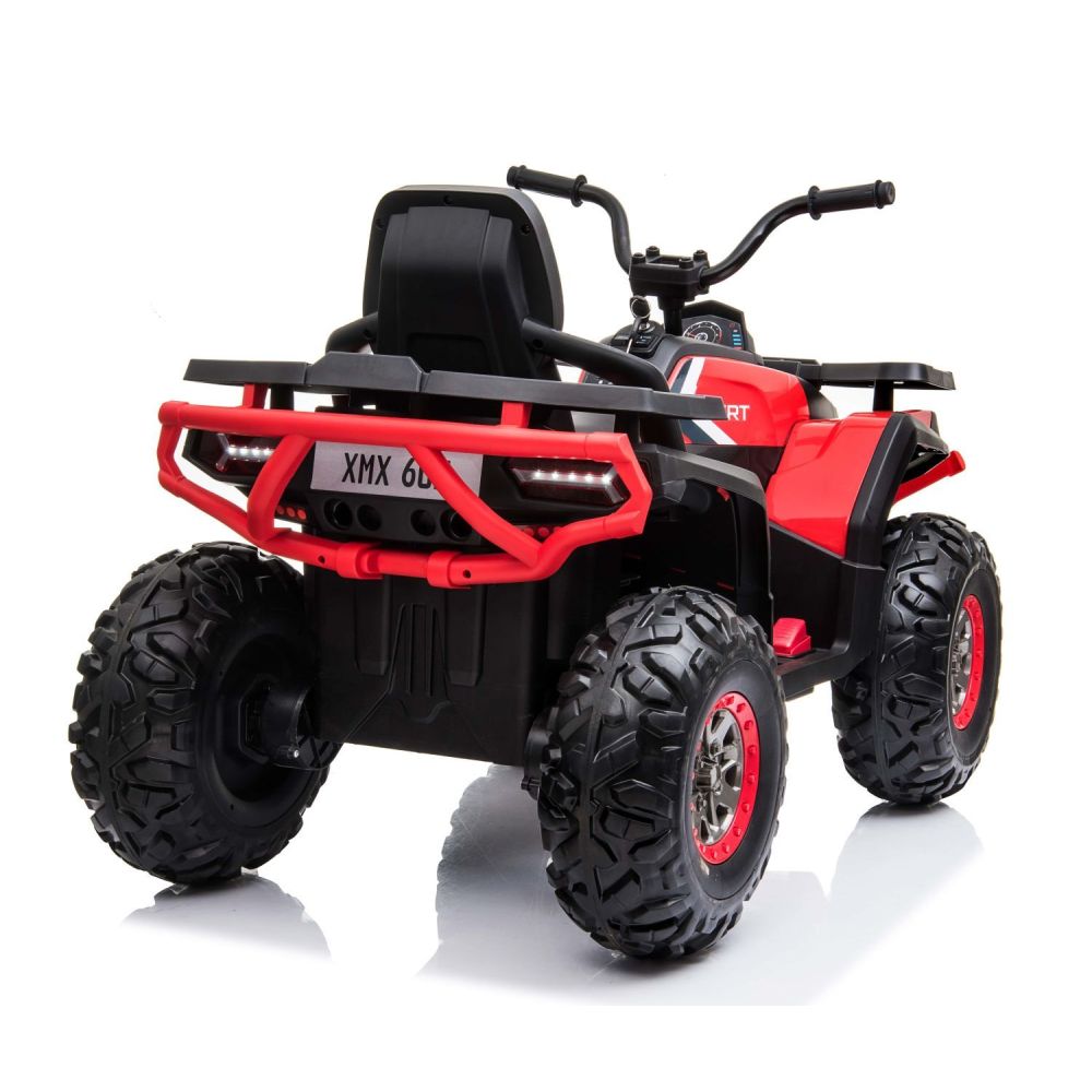 MEGA WIELKI QUAD, AMORTYZATORY, MIĘKKIE KOŁA, PILOT, WOLNY START, 4x4 /XMX607