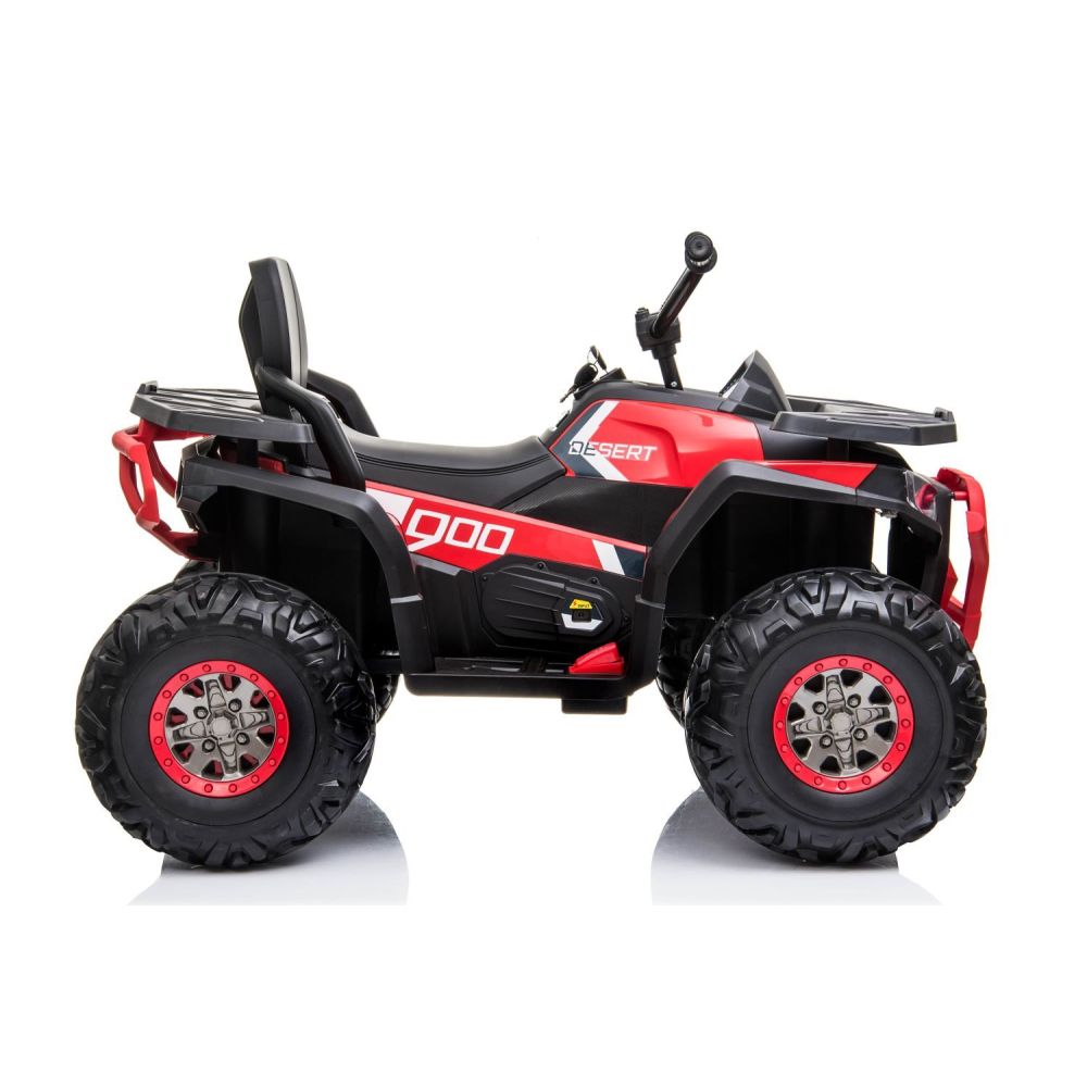 MEGA DIDELIS KVADRACIKLAS, AMORTIZATORIAI, MINKŠTI RATAI, NUOTOLINIO VALDYMO PULTAS, LĖTAS STARTAS, 4x4 /XMX607