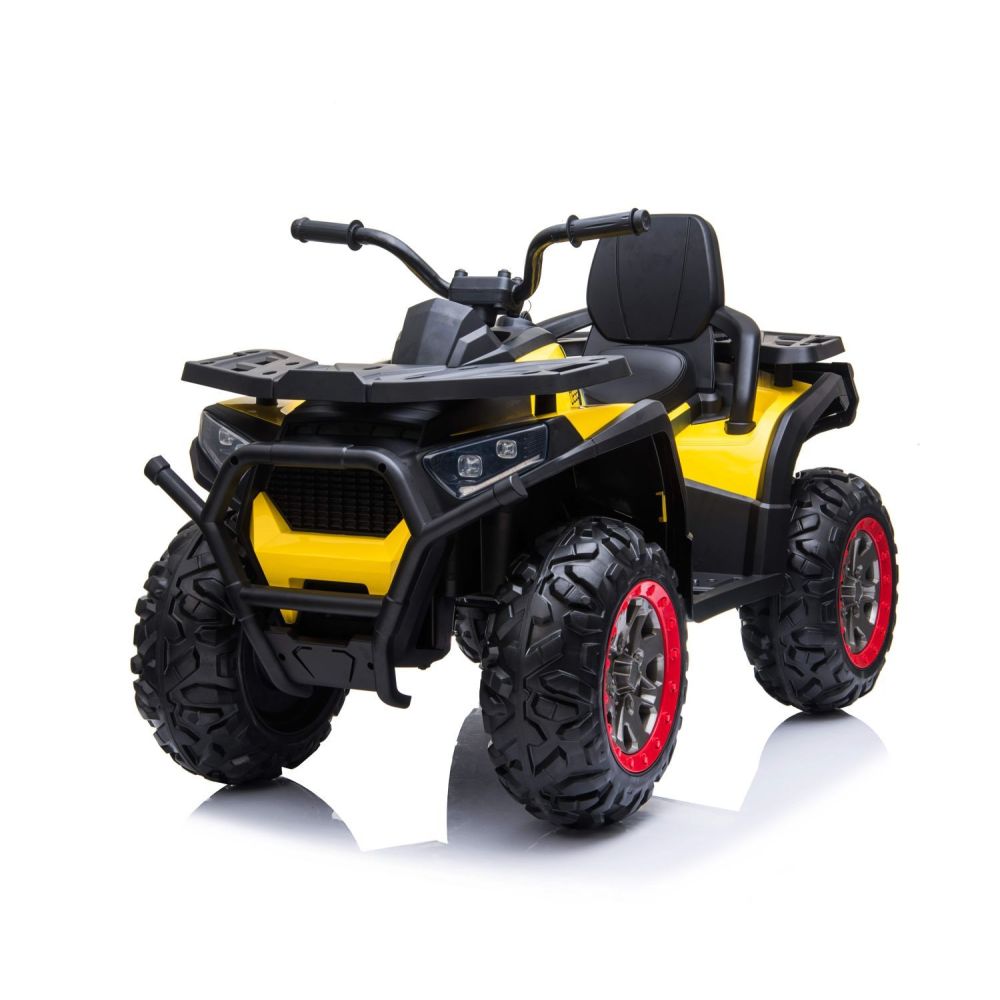 MEGA WIELKI QUAD, AMORTYZATORY, MIĘKKIE KOŁA, PILOT, WOLNY START, 4x4 /XMX607