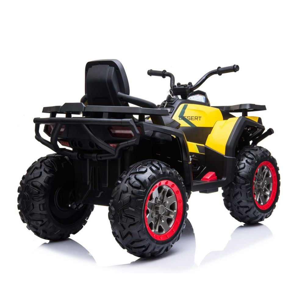 MEGA DIDELIS KVADRACIKLAS, AMORTIZATORIAI, MINKŠTI RATAI, NUOTOLINIO VALDYMO PULTAS, LĖTAS STARTAS, 4x4 /XMX607