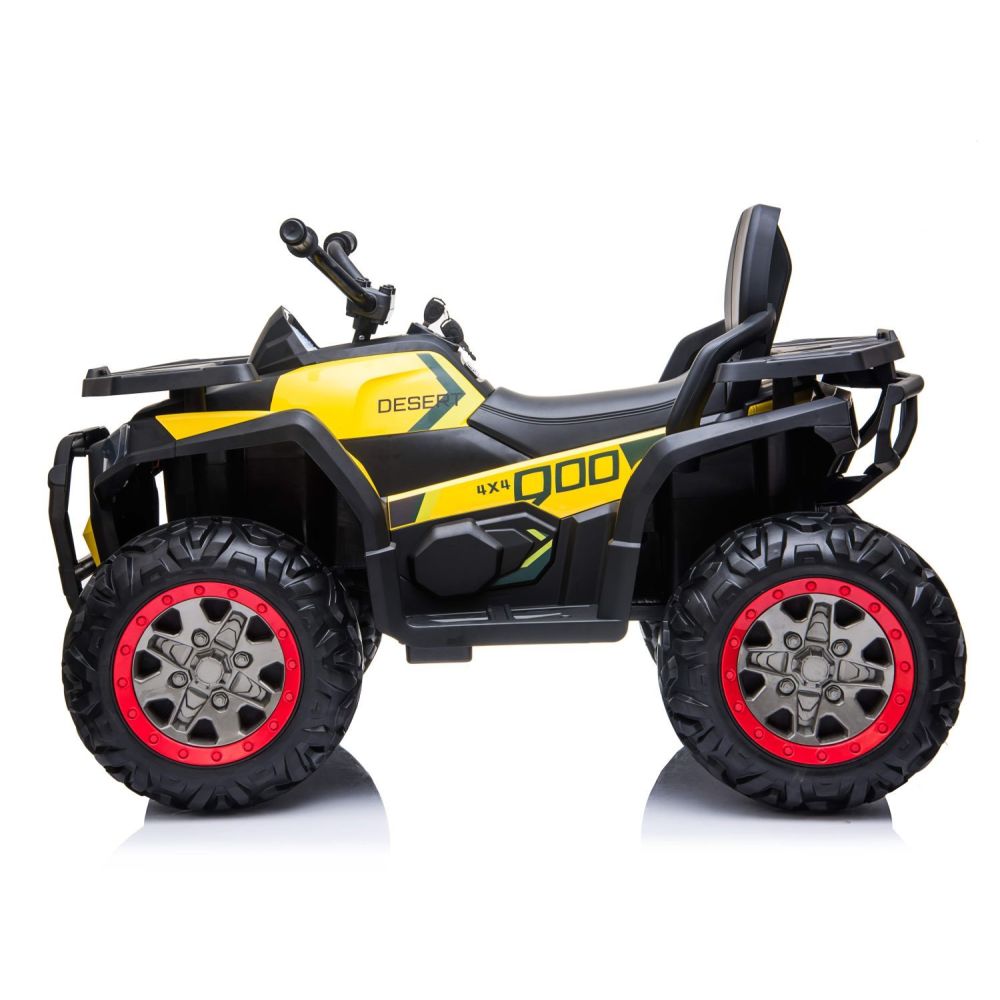 MEGA DIDELIS KVADRACIKLAS, AMORTIZATORIAI, MINKŠTI RATAI, NUOTOLINIO VALDYMO PULTAS, LĖTAS STARTAS, 4x4 /XMX607