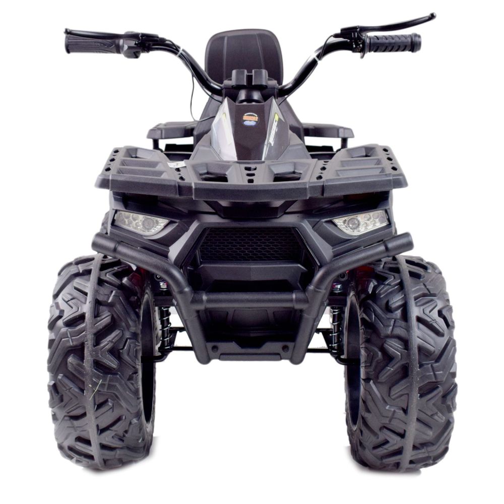 MEGA QUAD TOP SPEED 2X200 W, 24 V, SUPER GALIOS, AKCELERATORIUS ANT RANKENĖLĖS, STABDŽIAI/JC-333