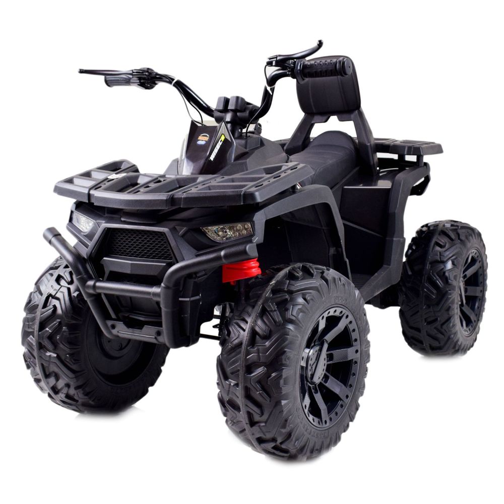 MEGA QUAD TOP SPEED 2X200 W, 24 V, SUPER GALIOS, AKCELERATORIUS ANT RANKENĖLĖS, STABDŽIAI/JC-333
