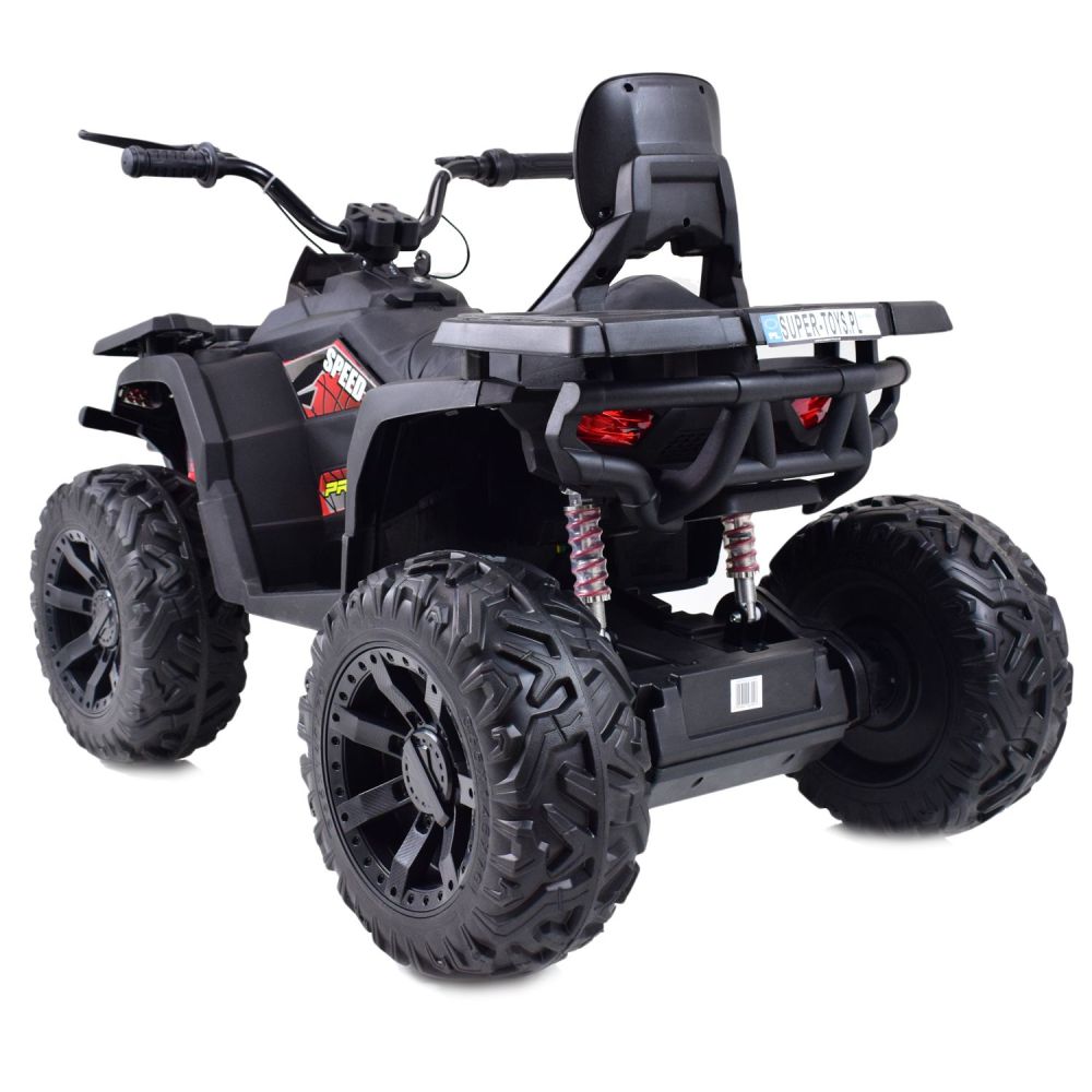 MEGA QUAD TOP SPEED 2X200 W, 24 V, SUPER GALIOS, AKCELERATORIUS ANT RANKENĖLĖS, STABDŽIAI/JC-333
