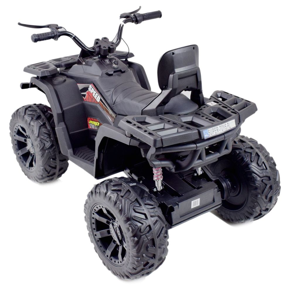 MEGA QUAD TOP SPEED 2X200 W, 24 V, SUPER GALIOS, AKCELERATORIUS ANT RANKENĖLĖS, STABDŽIAI/JC-333