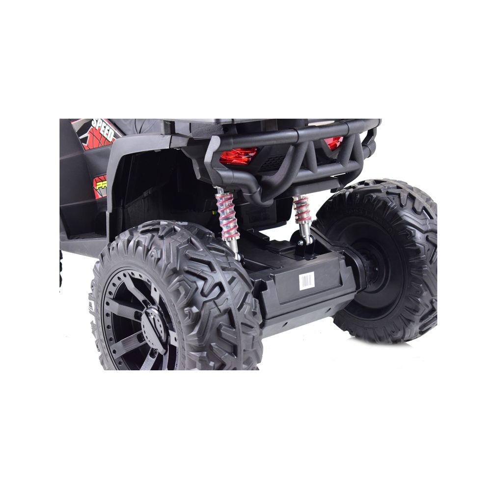 MEGA QUAD TOP SPEED 2X200 W, 24 V, SUPER GALIOS, AKCELERATORIUS ANT RANKENĖLĖS, STABDŽIAI/JC-333