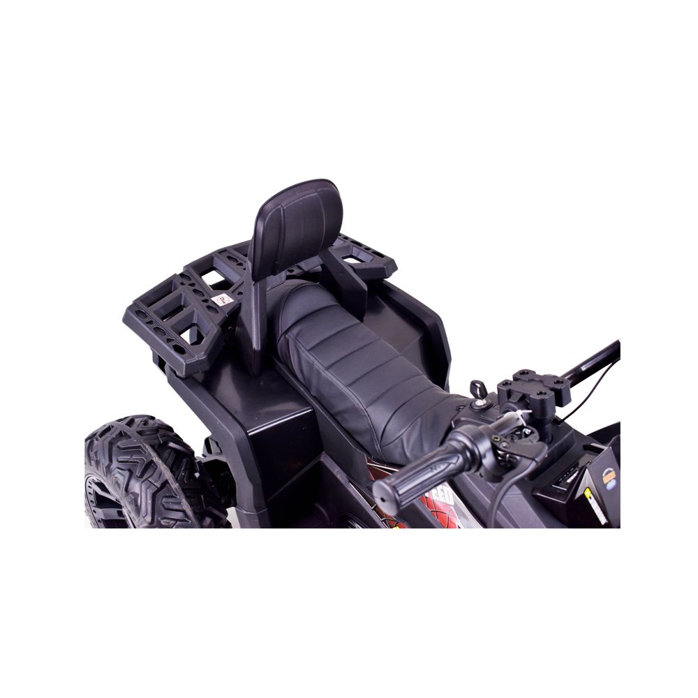 MEGA QUAD TOP SPEED 2X200 W, 24 V, SUPER GALIOS, AKCELERATORIUS ANT RANKENĖLĖS, STABDŽIAI/JC-333