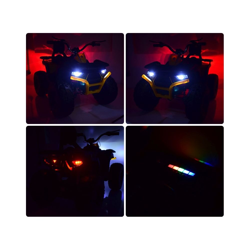 MEGA QUAD TOP SPEED 2X200 W, 24 V, SUPER GALIOS, AKCELERATORIUS ANT RANKENĖLĖS, STABDŽIAI/JC-333