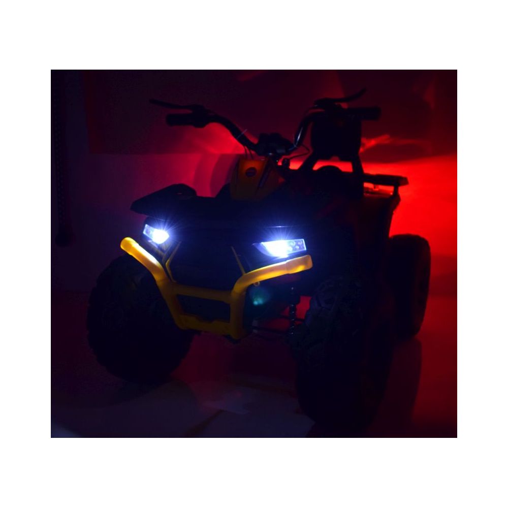 MEGA QUAD TOP SPEED 2X200 W, 24 V, SUPER GALIOS, AKCELERATORIUS ANT RANKENĖLĖS, STABDŽIAI/JC-333