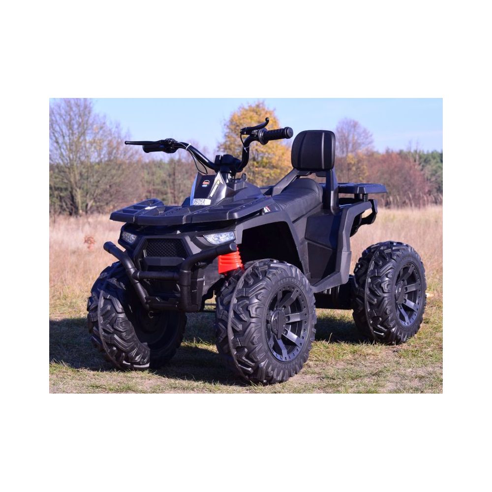 MEGA QUAD TOP SPEED 2X200 W, 24 V, SUPER GALIOS, AKCELERATORIUS ANT RANKENĖLĖS, STABDŽIAI/JC-333