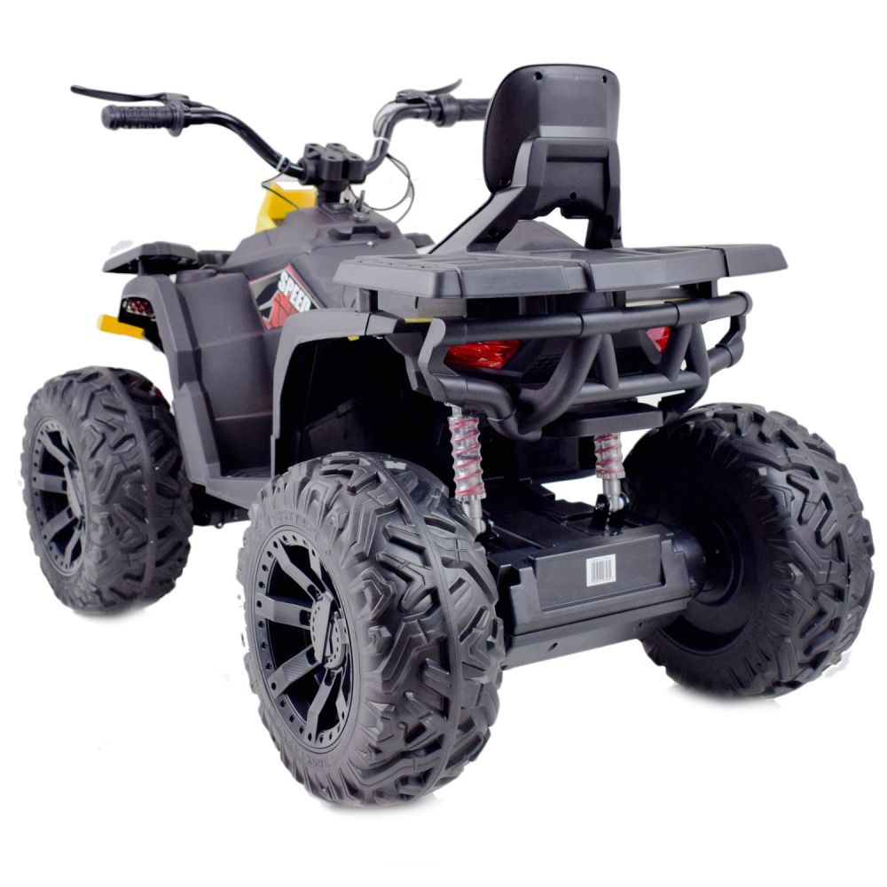 MEGA QUAD TOP SPEED 4X45W, SUPER GALIOS, AKCELERATORIUS ANT VALDYMO RANKENĖLĖS, STABDŽIAI, NUOTOLINIO VALDYMO PULTAS/JC-333