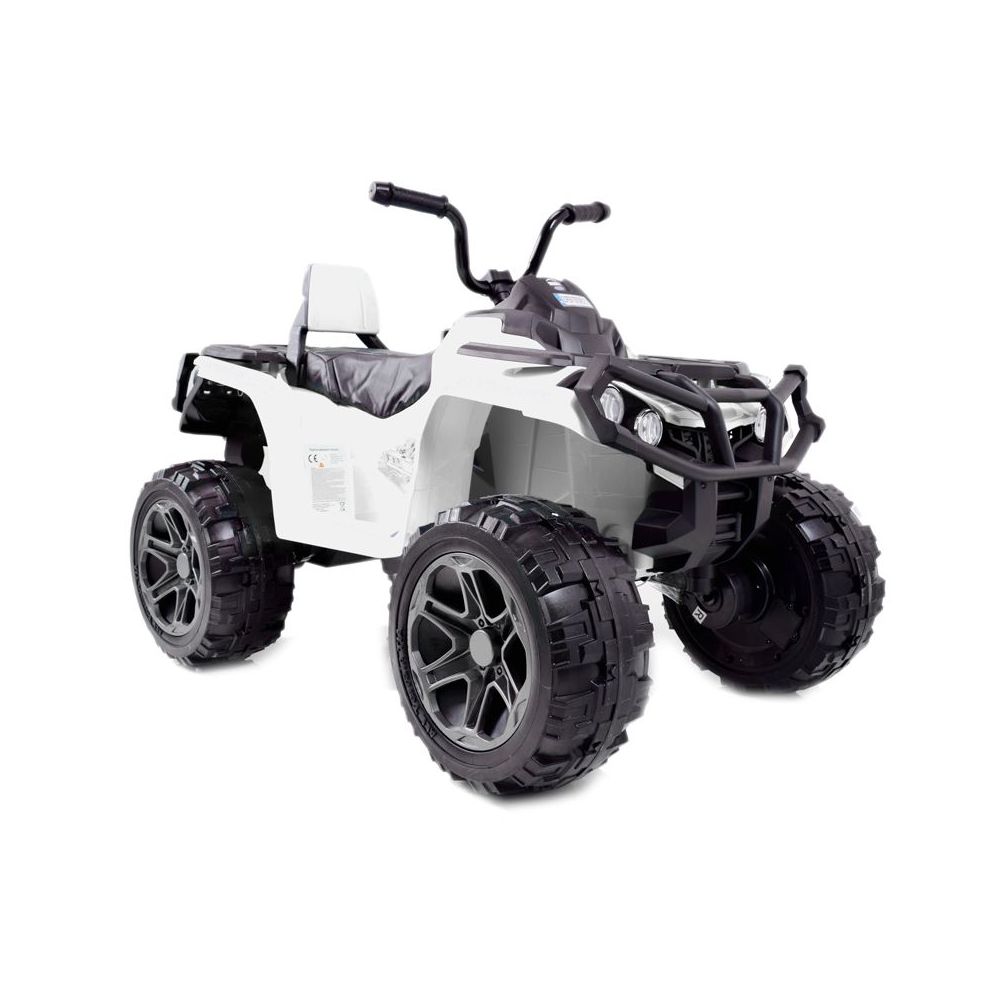 MEGA DIDELIS 4X4 KVADRACIKLAS, AMORTIZATORIAI, MINKŠTI RATAI, NUOTOLINIO VALDYMO PULTAS, LĖTAS STARTAS,/LB8868