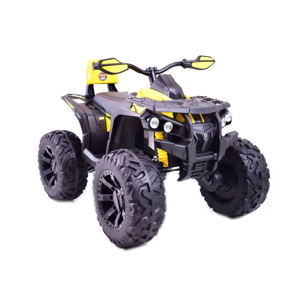 WIELKI QUAD NA AKUMULATOR POWER HERO - 4 SILNIKI, MIĘKKIE KOŁA/QLS3288