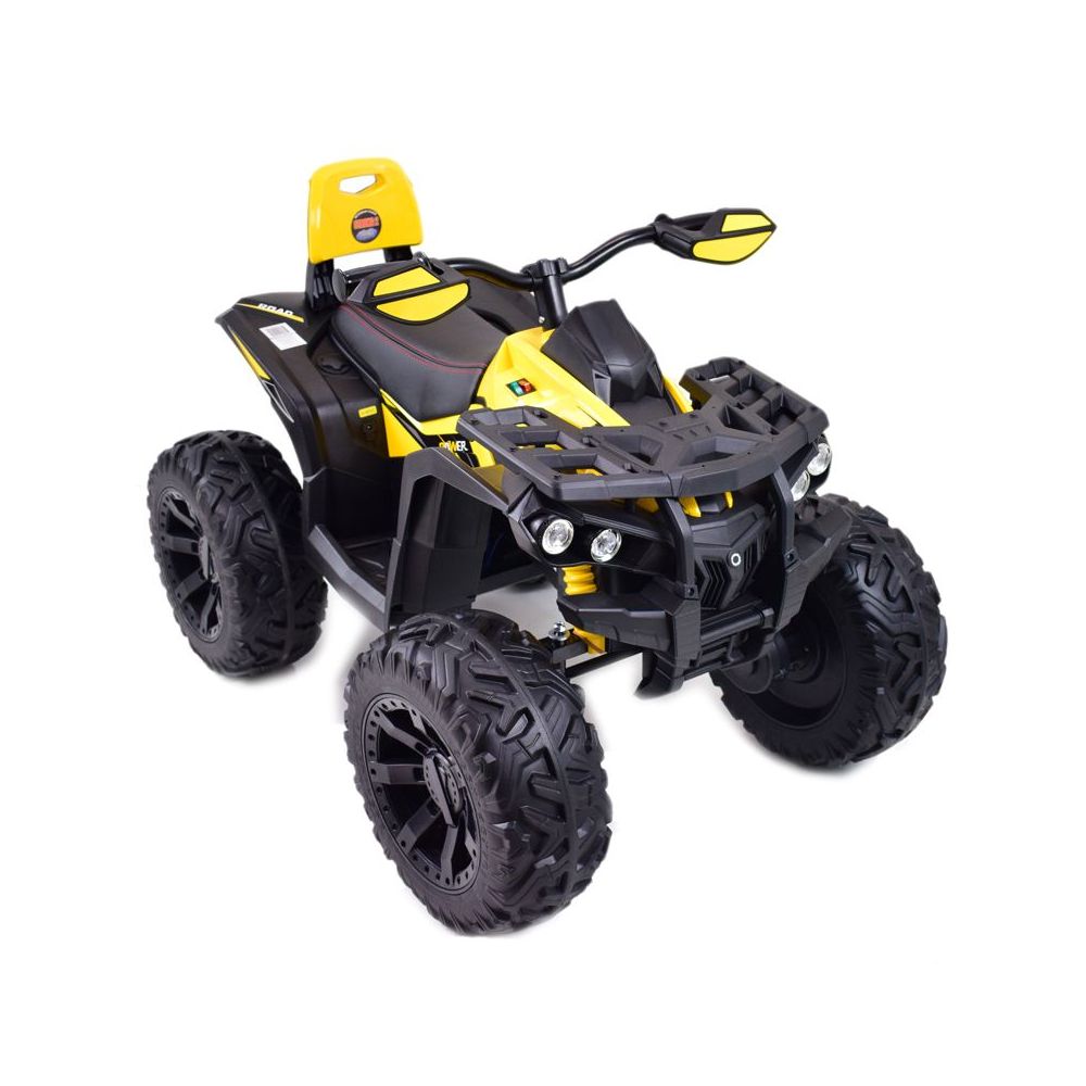 WIELKI QUAD NA AKUMULATOR POWER HERO - 4 SILNIKI, MIĘKKIE KOŁA/QLS3288