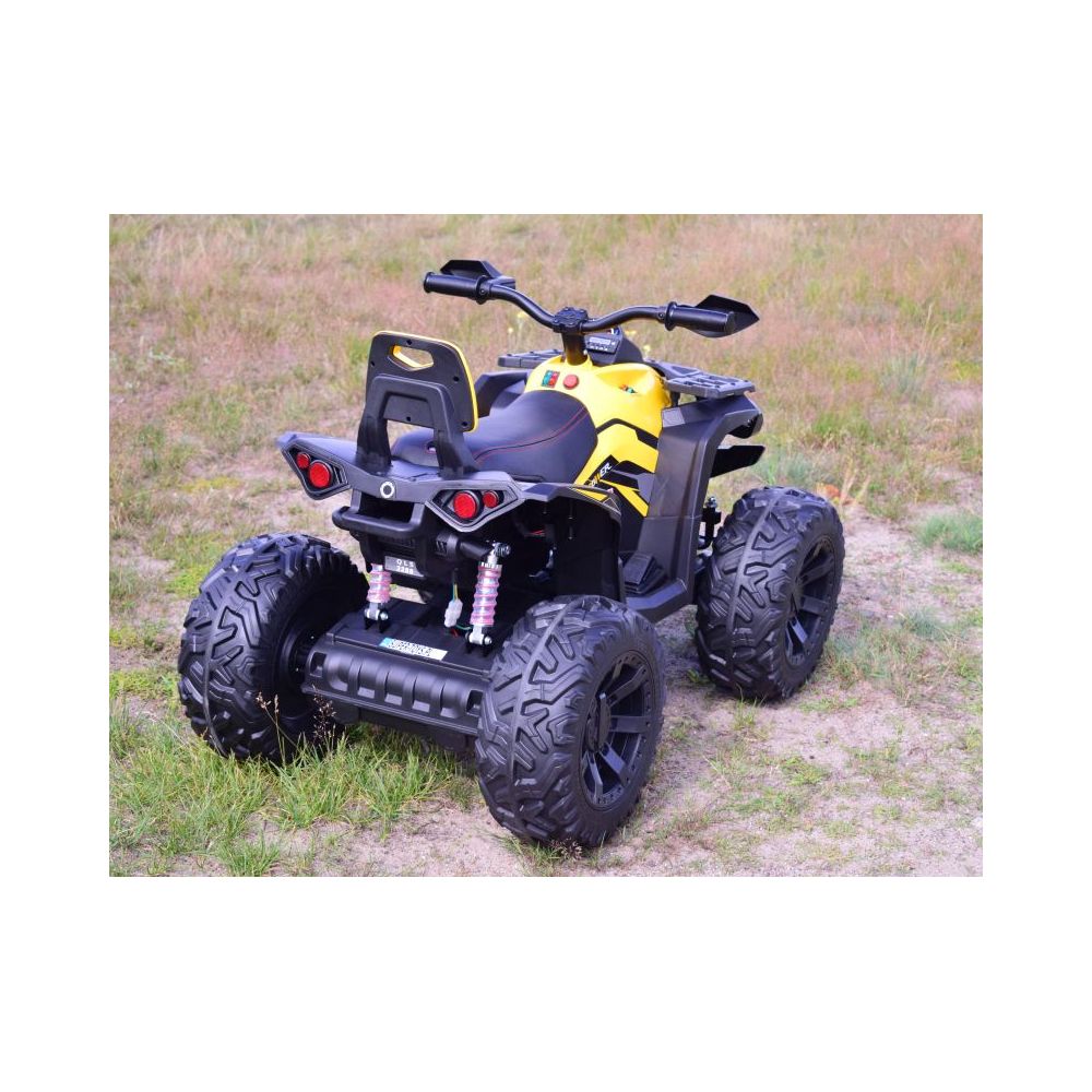 WIELKI QUAD NA AKUMULATOR POWER HERO - 4 SILNIKI, MIĘKKIE KOŁA/QLS3288