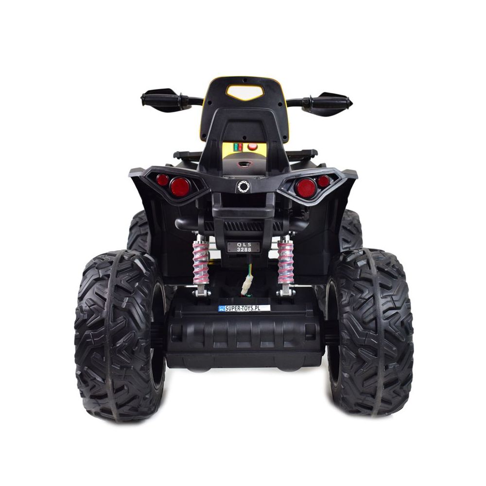 WIELKI QUAD NA AKUMULATOR POWER HERO - 4 SILNIKI, MIĘKKIE KOŁA/QLS3288
