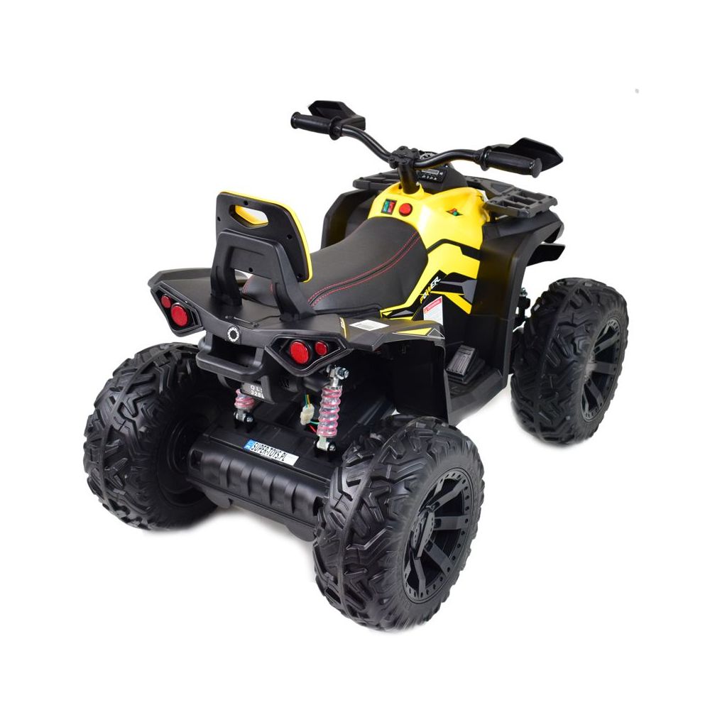 WIELKI QUAD NA AKUMULATOR POWER HERO - 4 SILNIKI, MIĘKKIE KOŁA/QLS3288