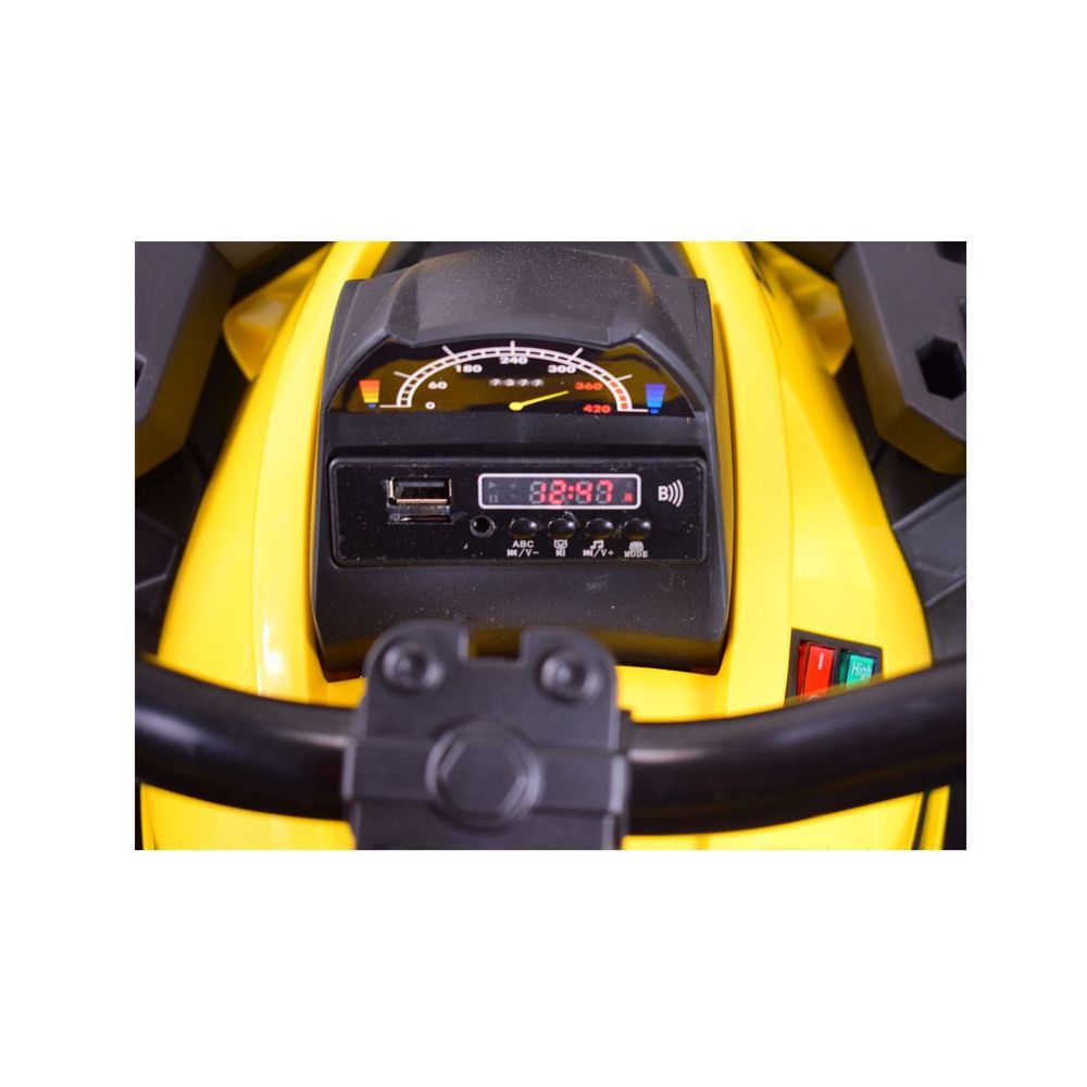 WIELKI QUAD NA AKUMULATOR POWER HERO - 4 SILNIKI, MIĘKKIE KOŁA/QLS3288
