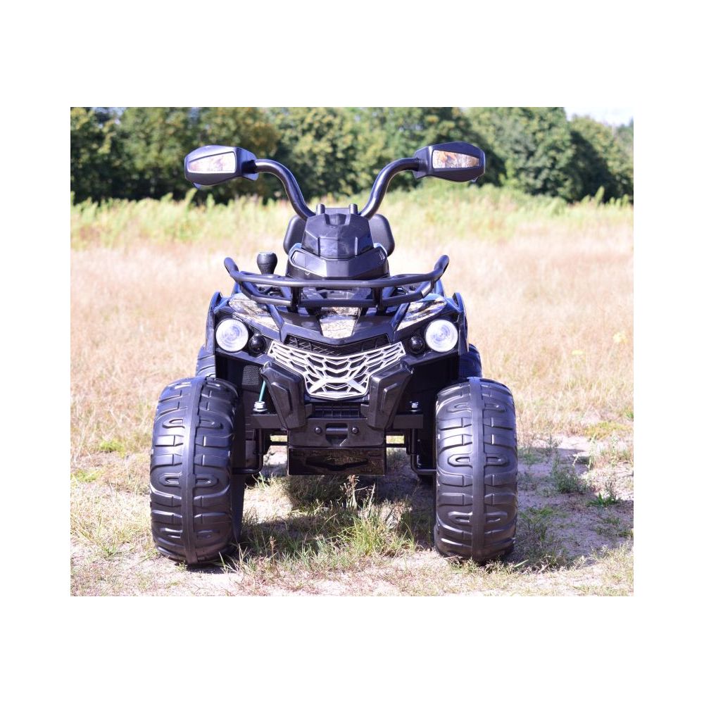 MEGA QUAD NA AKUMULATOR, MIĘKKIE KOŁA, MIĘKKIE SIEDZENIE, AMORTYZATORY/JS009
