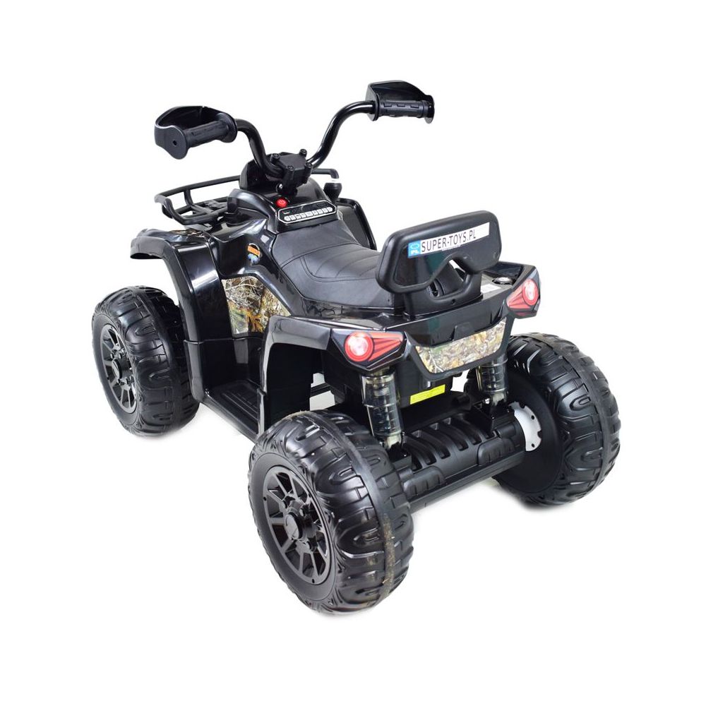 MEGA QUAD SU AKUMULIATORIUMI, MINKŠTI RATAI, MINKŠTA SĖDYNĖ, AMORTIZATORIAI/JS009