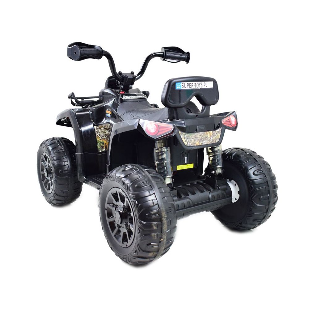 MEGA QUAD SU AKUMULIATORIUMI, MINKŠTI RATAI, MINKŠTA SĖDYNĖ, AMORTIZATORIAI/JS009