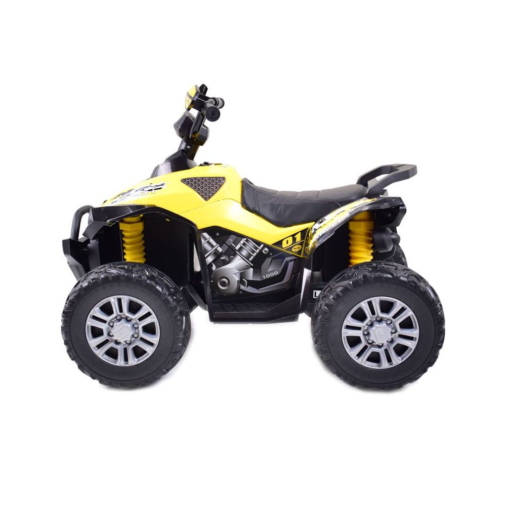 MEGA QUAD SU AKUMULIATORIUMI SPEED SP-1, MINKŠTI RATAI, MINKŠTA SĖDYNĖ /CH9962