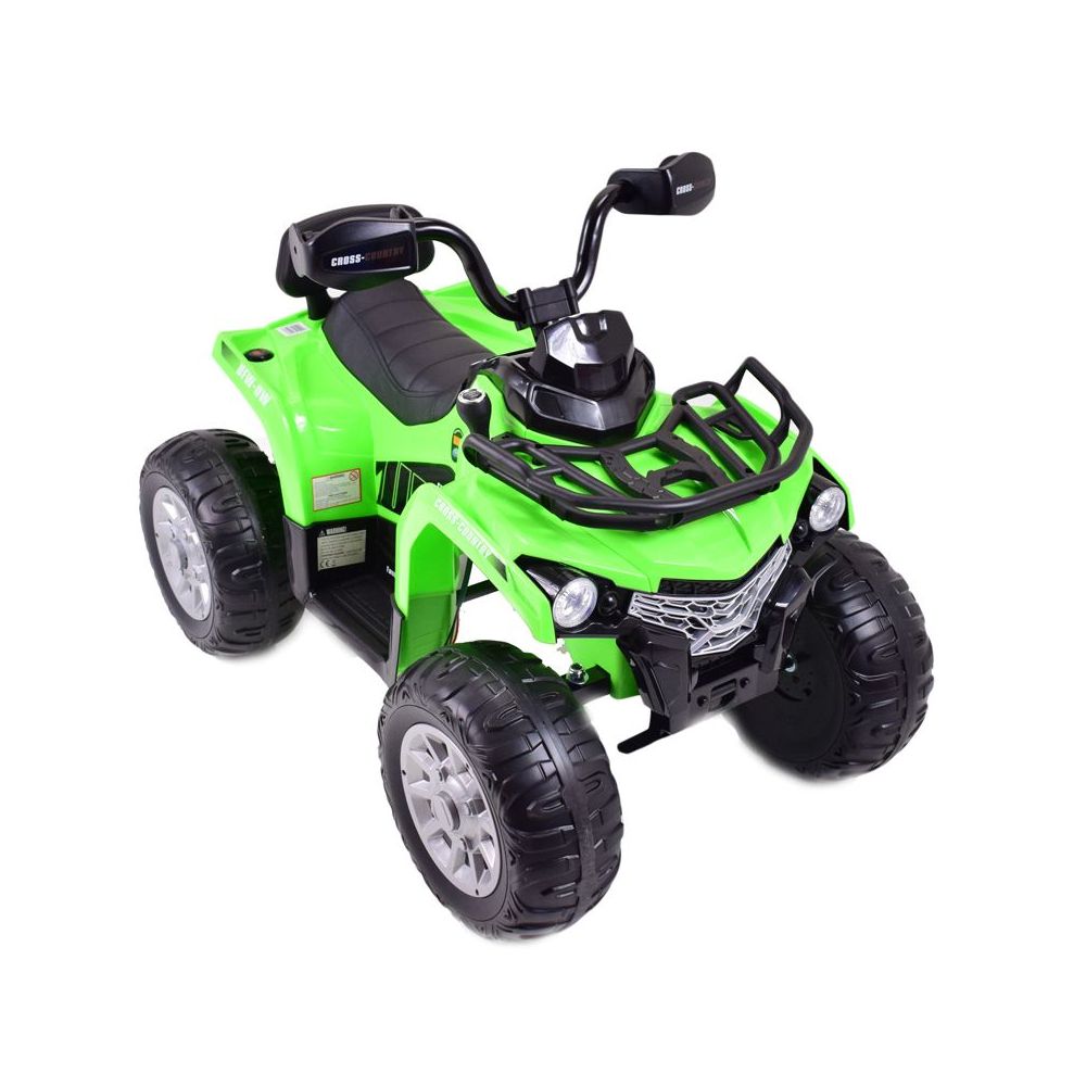 MEGA QUAD SU AKUMULIATORIUMI, MINKŠTI RATAI, MINKŠTA SĖDYNĖ, AMORTIZATORIAI/JS009