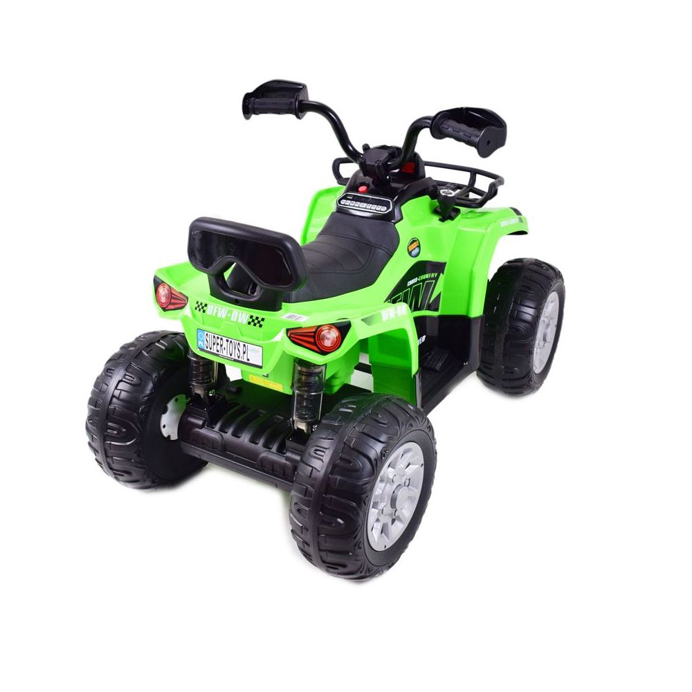 MEGA QUAD NA AKUMULATOR, MIĘKKIE KOŁA, MIEKKIE SIEDZENIE, AMORTYZATORY/JS009