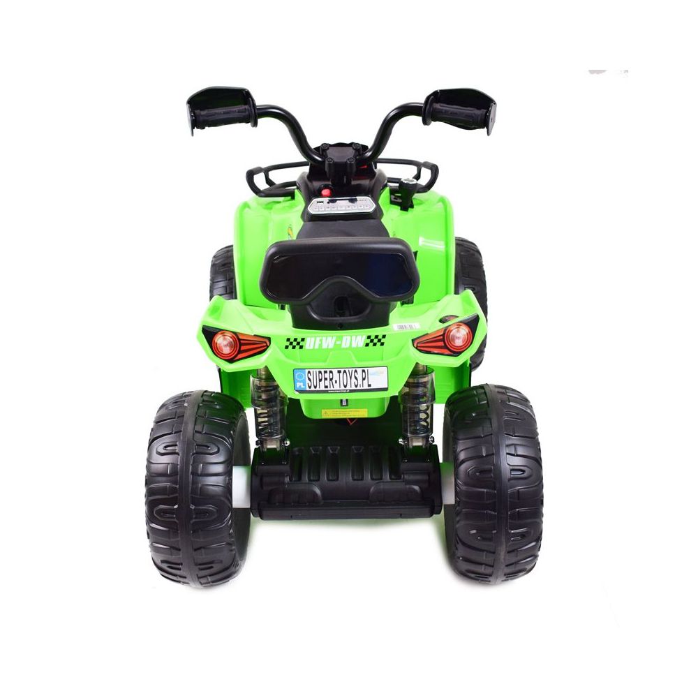 MEGA QUAD NA AKUMULATOR, MIĘKKIE KOŁA, MIEKKIE SIEDZENIE, AMORTYZATORY/JS009