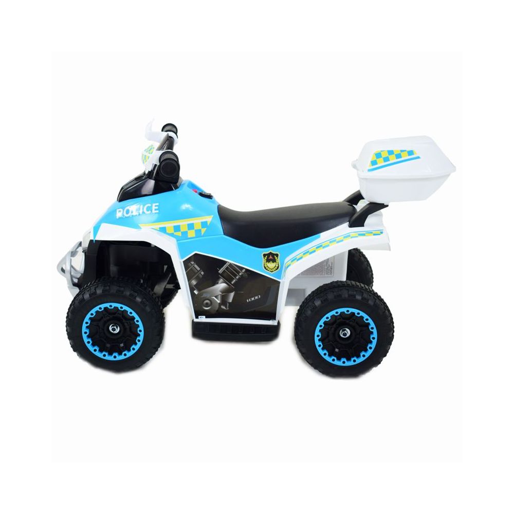 QUAD NA AKUMULATOR POLICJA Z KUFERKIEM - SUPER JAKOŚĆ/GTS-1188A
