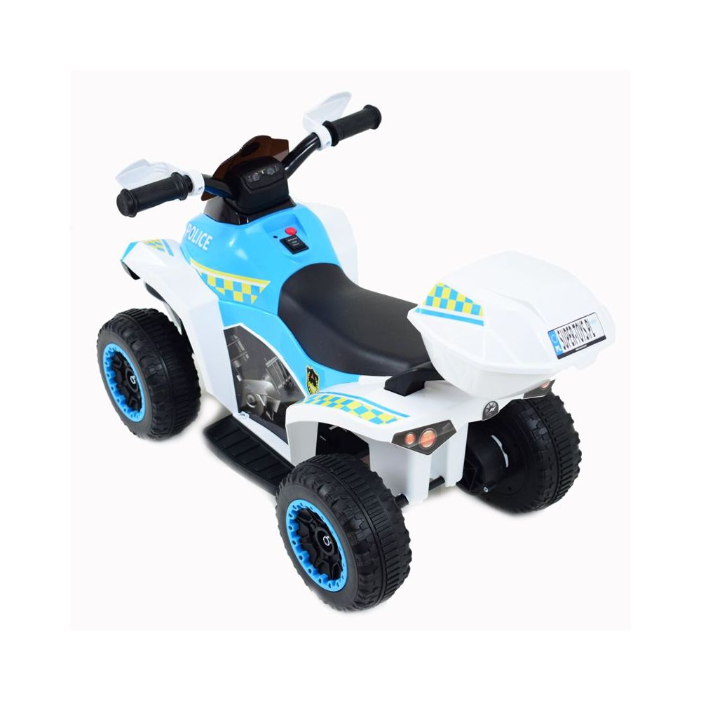 QUAD NA AKUMULATOR POLICJA Z KUFERKIEM - SUPER JAKOŚĆ/GTS-1188A